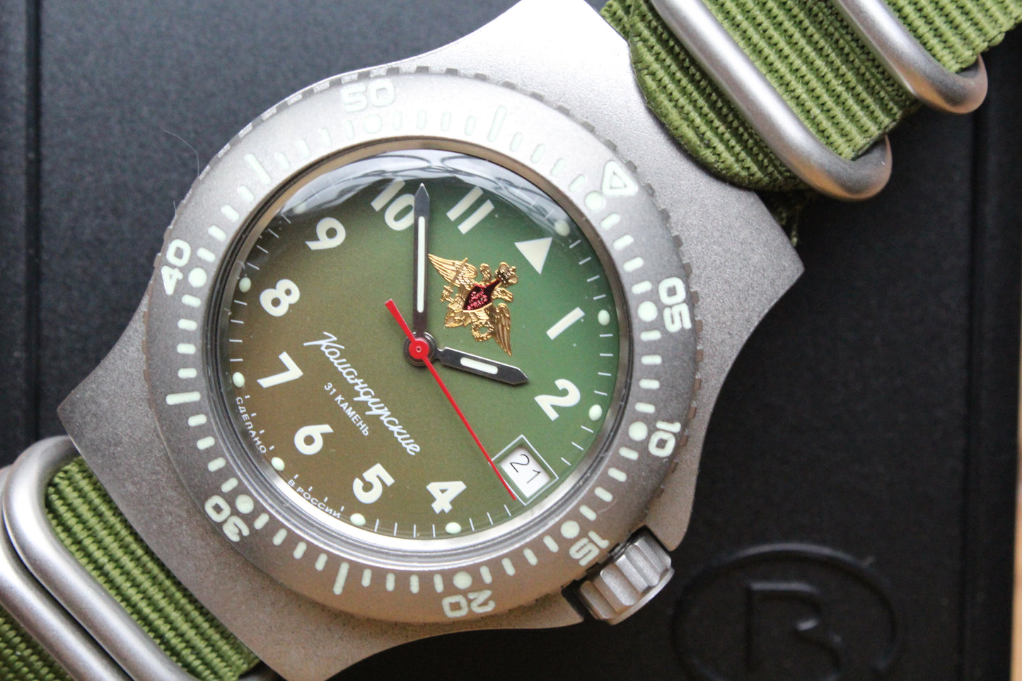 Vostok Komandirsky Mechanical Automatic Wrist Watch Diver 280992