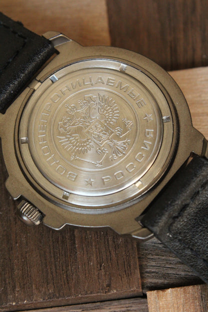Vostok Komandirskie 436306 - engraved case back