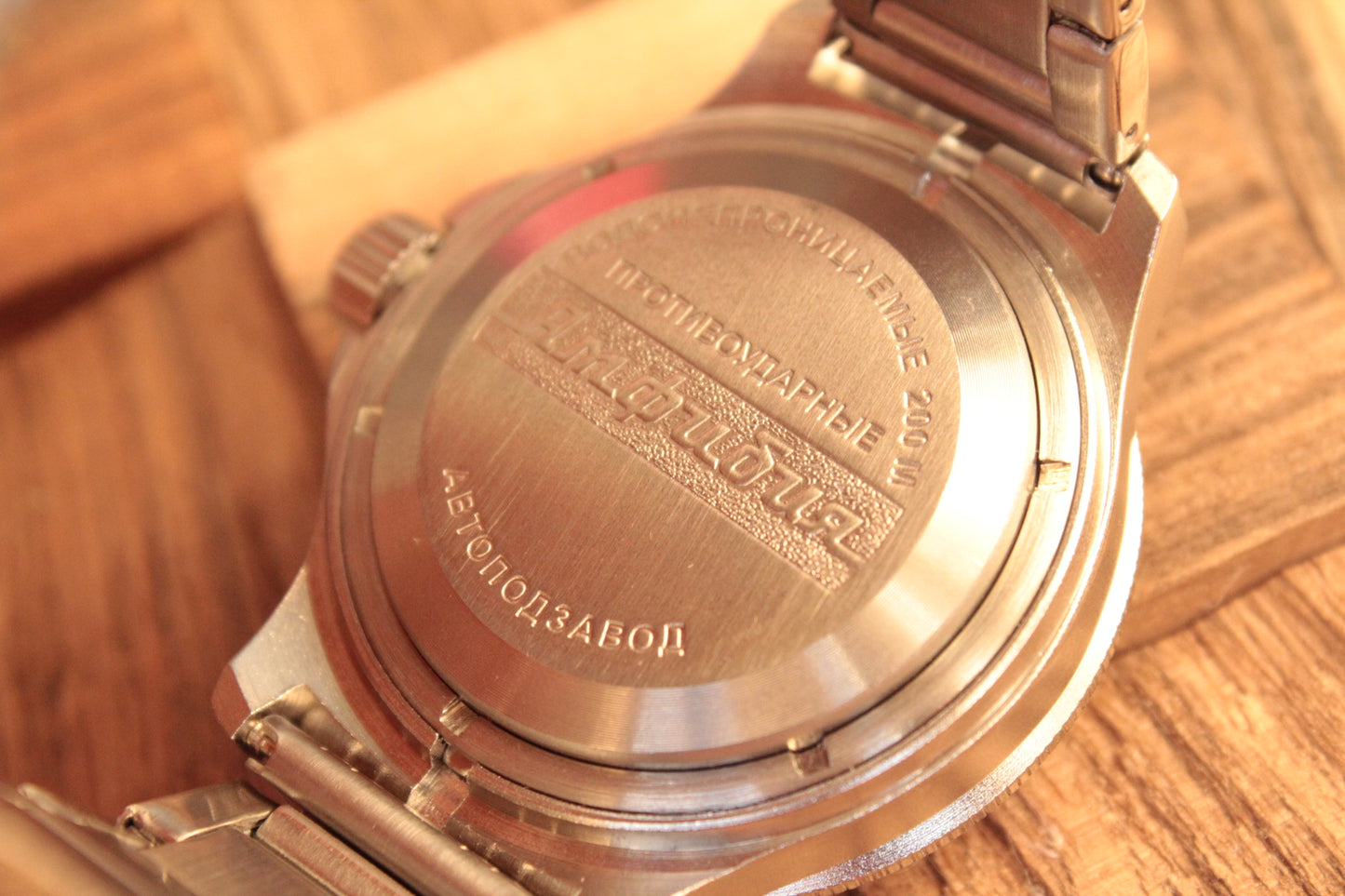 Vostok Amphibian Diver Mechanical Automatic Wrist Watch Scuba Dude 060059