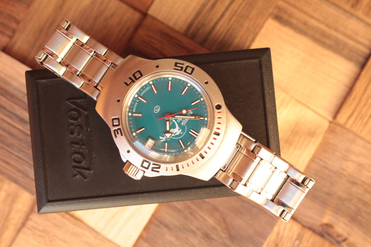 Vostok Amphibian Diver Mechanical Automatic Wrist Watch Scuba Dude 060059