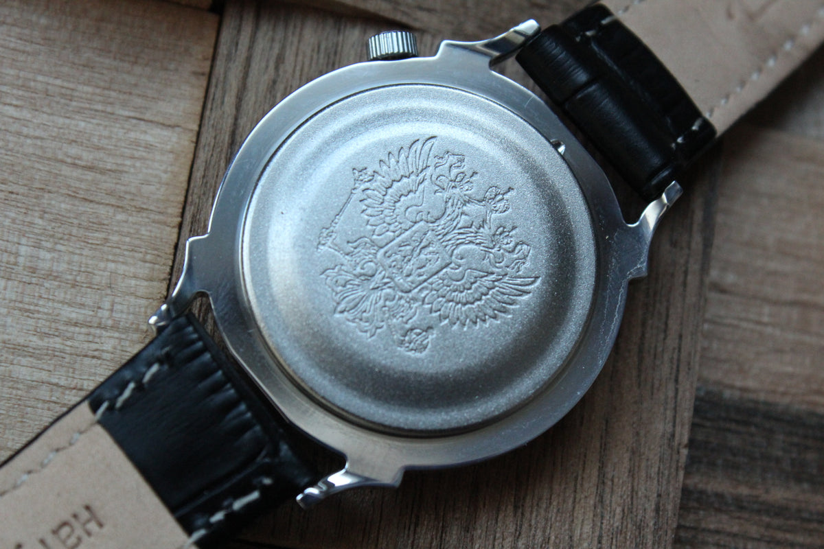 Vostok 581096 - engraved case back
