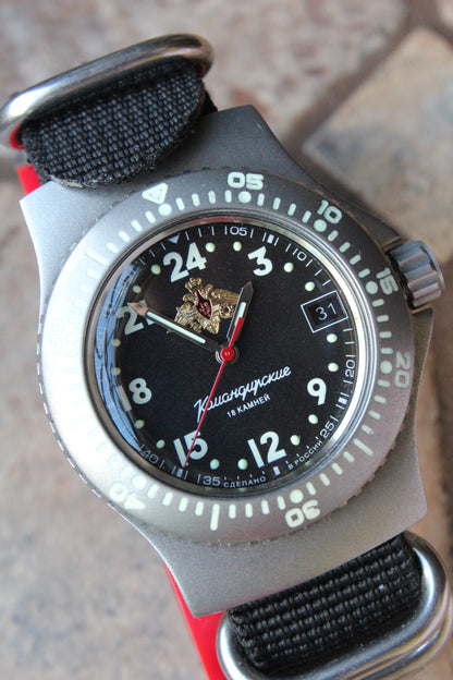 Vostok Komandirsky Mechanical Automatic Russian wrist watch 280193