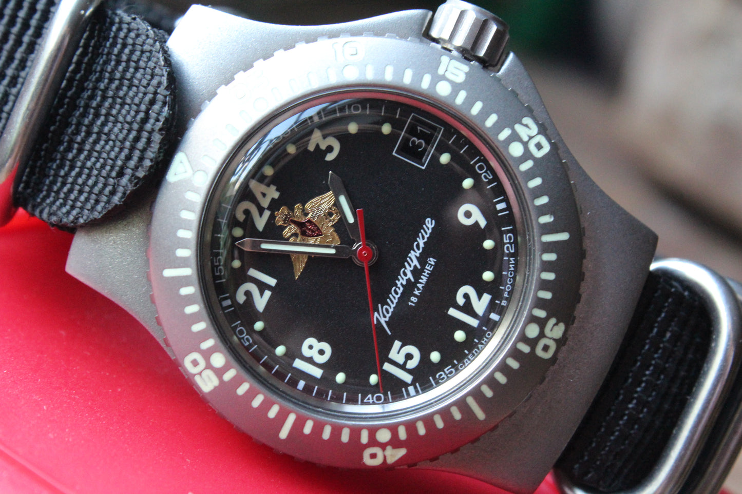 Vostok Komandirsky Mechanical Automatic Russian wrist watch 280193