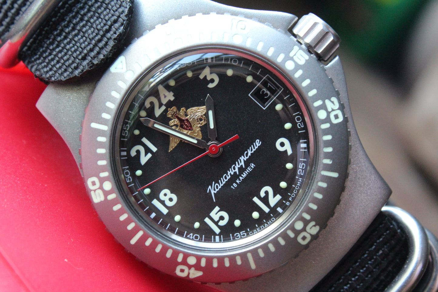 Vostok Komandirsky Mechanical Automatic Russian wrist watch 280193