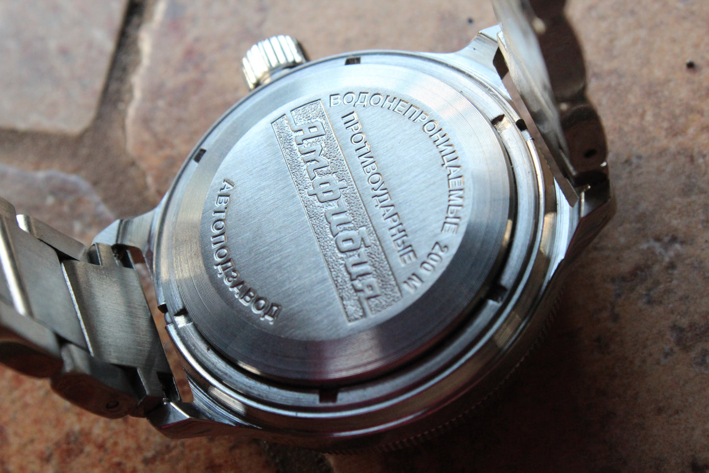 Vostok Amphibian Mechanical Automatic Wrist Watch Diver 420867