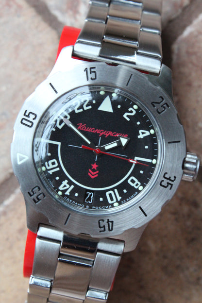 Vostok Komandirsky Mechanical Automatic Wrist Watch K-35 350617