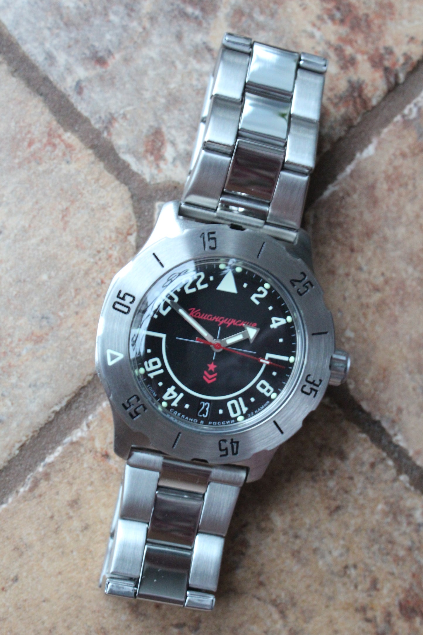 Vostok Komandirsky Mechanical Automatic Wrist Watch K-35 350617