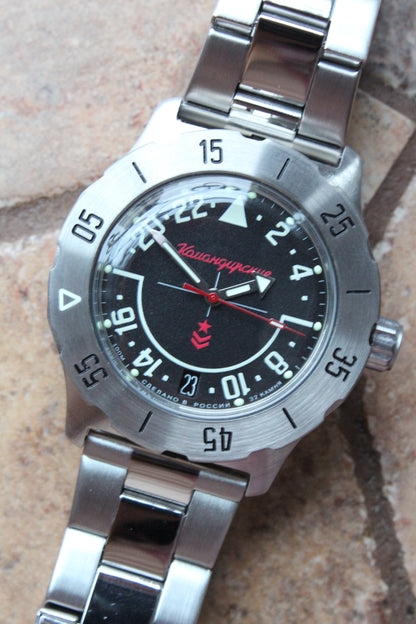 Vostok Komandirsky Mechanical Automatic Wrist Watch K-35 350617