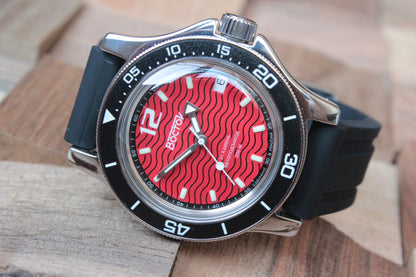 Vostok Amphibia Automatic Watch 13043A, alternate front view