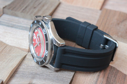 Vostok Amphibia Automatic Watch 13043A, side profile