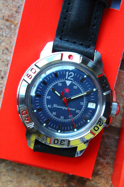Vostok Komandirsky Mechanical Manual Winding Watch 431398