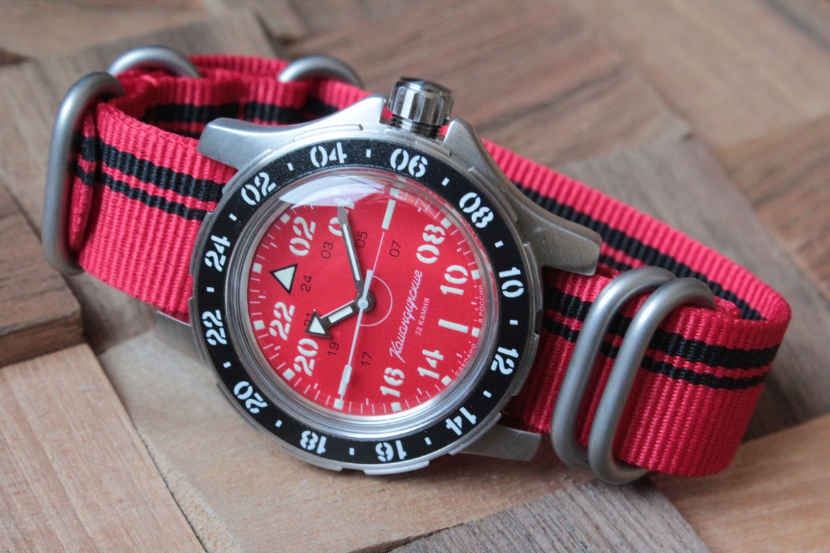 Vostok Komandirskie Automatic 24-Hour Watch 18009B