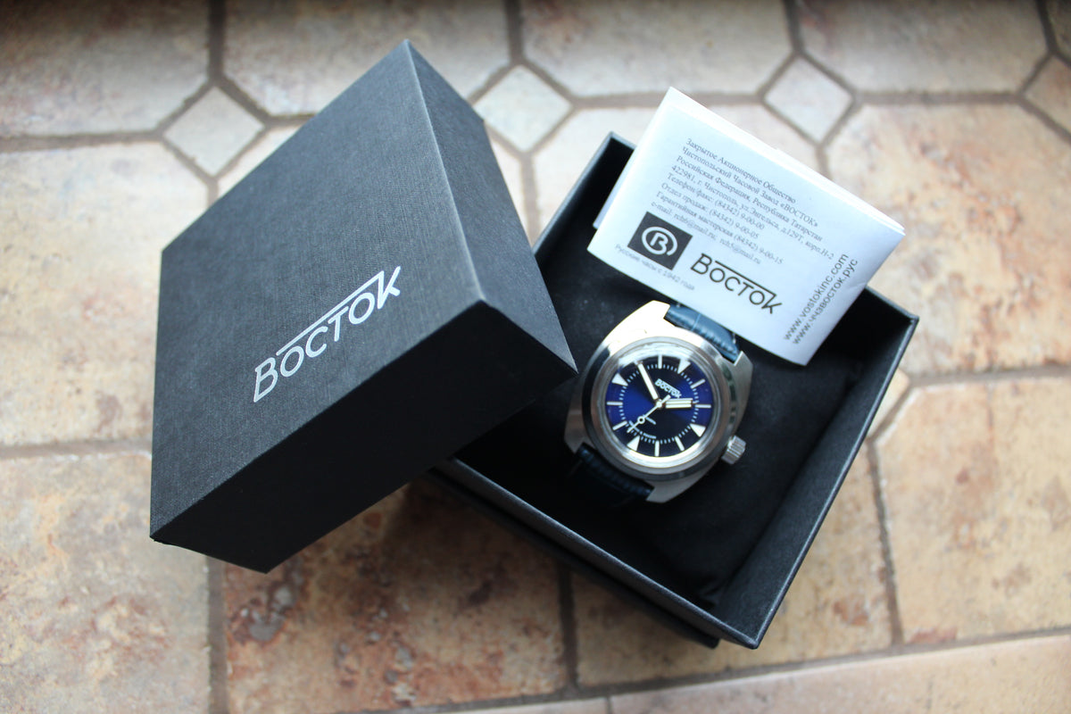 Vostok Amphibia Automatic Watch 170549, watch with original packaging