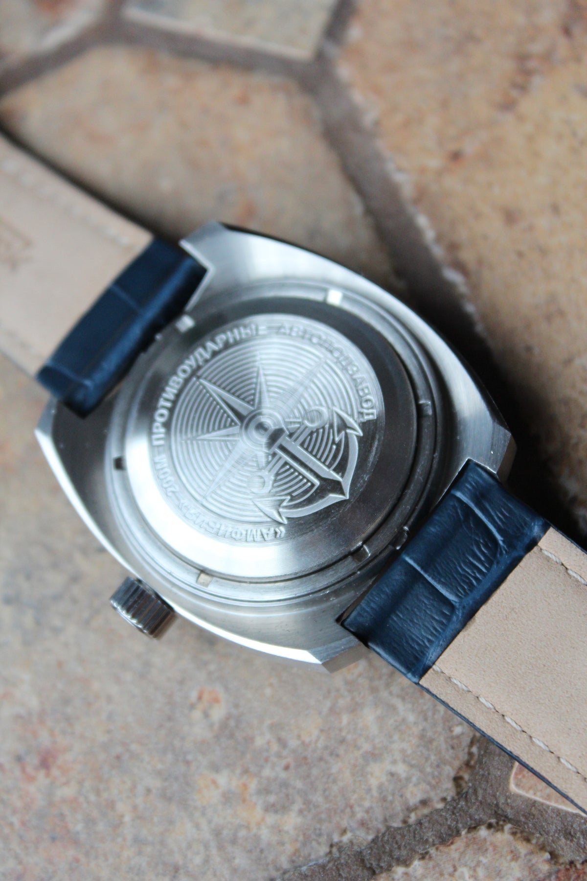 Vostok Amphibia Automatic Watch 170549, case back