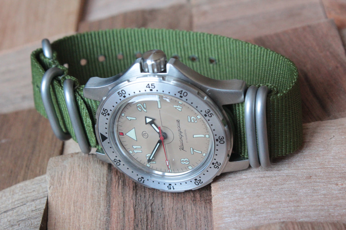 Vostok Komandirskie 18023A — strap or bracelet view