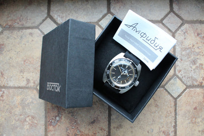 Vostok Amphibia Automatic Watch 170805, watch with original packaging