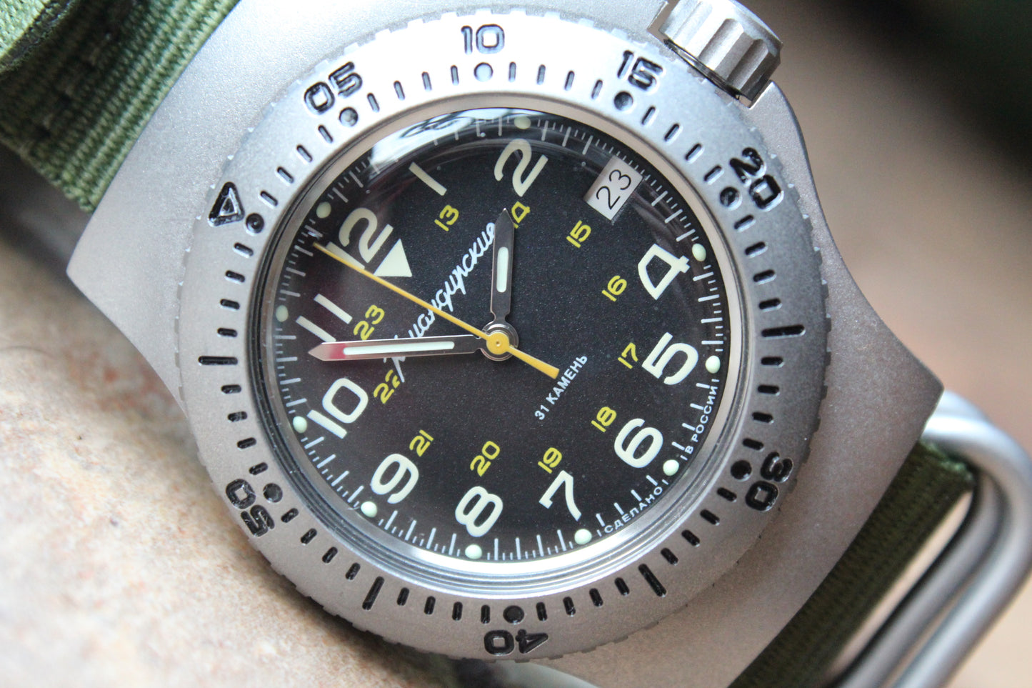 Vostok Komandirsky Mechanical Automatic Russian wrist watch 280683