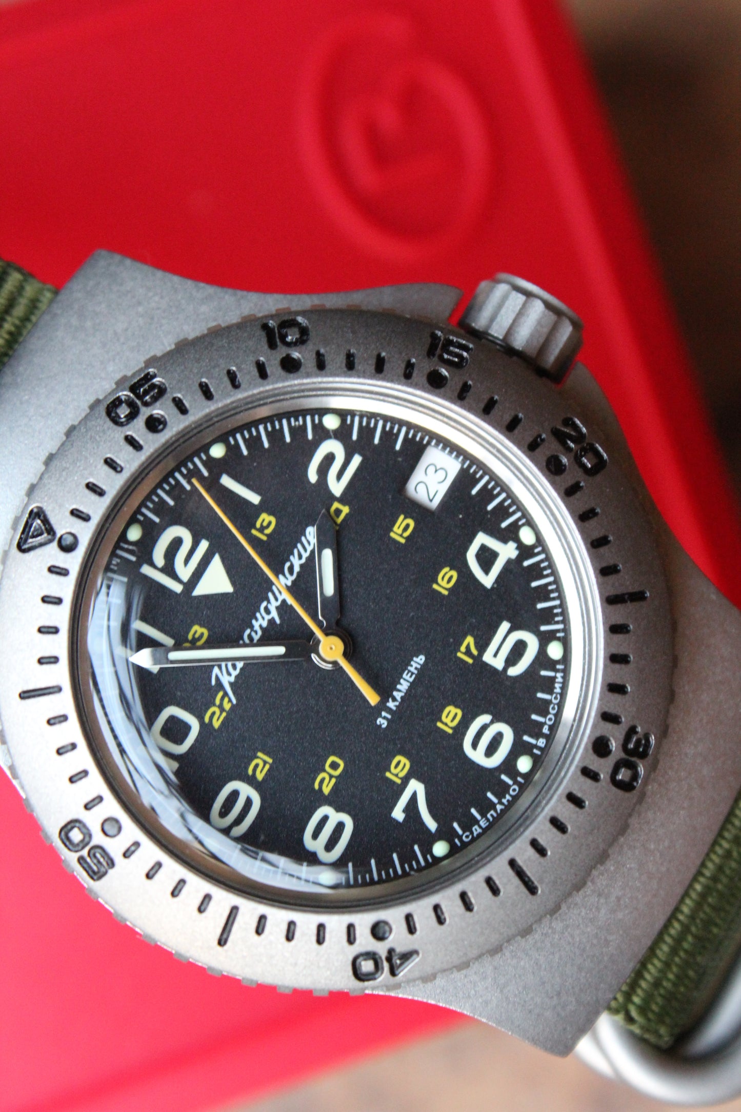 Vostok Komandirsky Mechanical Automatic Russian wrist watch 280683