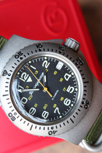 Vostok Komandirsky Mechanical Automatic Russian wrist watch 280683