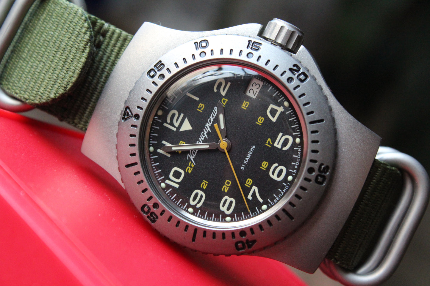 Vostok Komandirsky Mechanical Automatic Russian wrist watch 280683