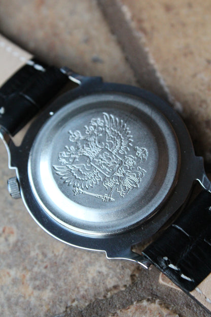Vostok 581880 - engraved case back