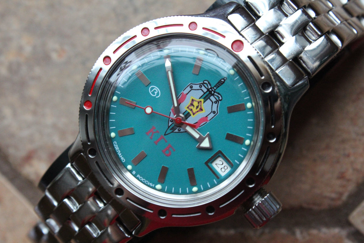 Vostok Amphibian Mechanical Automatic Wrist Watch Diver 420945