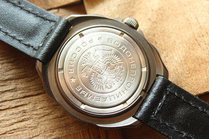Vostok Komandirskie 21614G — case back