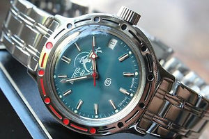 Russian Mechanical Automatic Wrist Watch VOSTOK AMPHIBIAN DIVER 420059