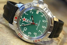 Load image into Gallery viewer, Vostok Komandirsky Military Wrist Watch # 431307 NEW
