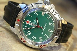 Vostok Komandirsky Military Wrist Watch # 431307 NEW