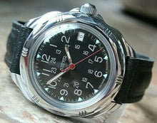 Load image into Gallery viewer, Vostok Komandirsky 211783 Mechanical Russian Military Wrist Watch 24 Hours Dial
