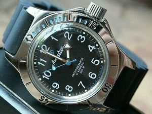 Russian Mechanical Automatic Wrist Watch VOSTOK AMPHIBIAN DIVER 120811