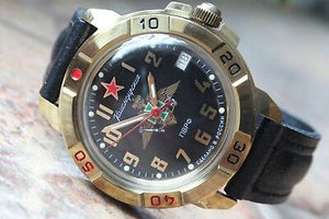 Vostok Komandirsky Military Wrist Watch # 439633 NEW