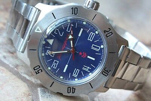 Russian Mechanical Automatic Wrist Watch VOSTOK Komandirsky K-35 350642