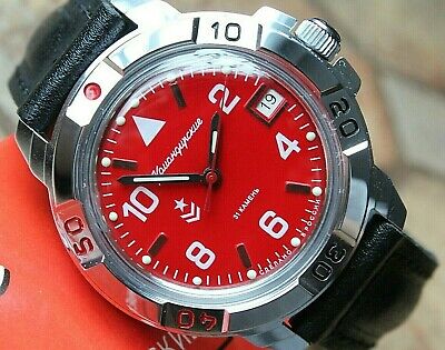 Vostok Komandirsky Russian Mechanical Military Wrist Watch Custom 431841