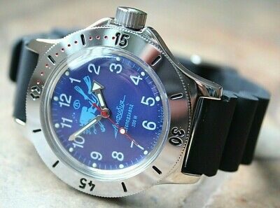 Russian Mechanical Automatic Wrist Watch VOSTOK AMPHIBIAN DIVER 120656