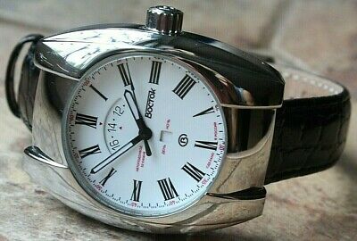 Russian Mechanical Automatic Wrist Watch Vostok Megapolis Prestige Rare 970025
