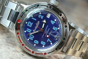 Russian Mechanical Automatic Wrist Watch VOSTOK AMPHIBIAN DIVER 420382