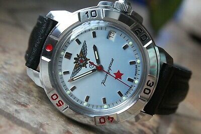 Vostok Komandirsky Military Wrist Watch # 431290 NEW