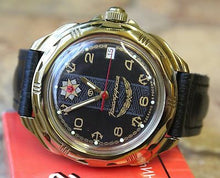 Load image into Gallery viewer, Vostok Komandirsky Russian Military Wrist Watch # 219471 NEW
