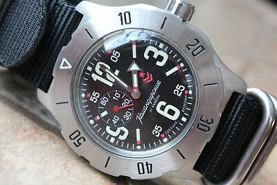 Vostok Komandirsky Mechanical Automatic Wrist Watch K-35 350748