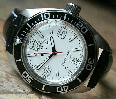 Vostok Komandirsky 030789 Russian Automatic Military Wrist Watch Day Night