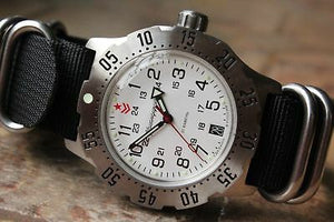 Russian Mechanical Automatic Wrist Watch VOSTOK Komandirsky K-35 350752