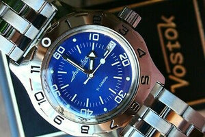 Russian Mechanical Automatic Wrist Watch VOSTOK AMPHIBIAN DIVER 100846