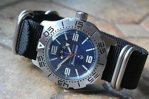 Russian Mechanical Automatic Wrist Watch VOSTOK Komandirsky K-35 350669