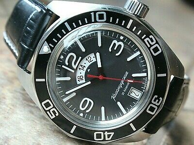 Vostok Komandirsky 030788 Russian Automatic Military Wrist Watch Day Night