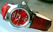 Load image into Gallery viewer, Vostok Amphibian 051339 Women Female Russian Mechanical wrist watch Red
