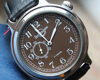 Vostok Komandirsky Auto Russian K-43 Retro wristwatches # 550934 New