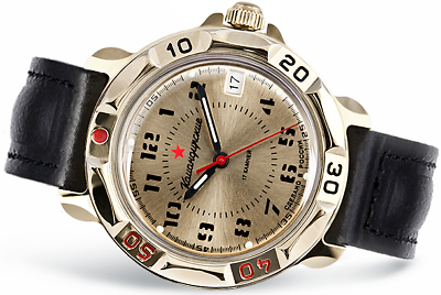 Vostok Komandirsky Mechanical Russian Military Wrist Watch 819121