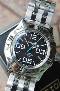 Russian Mechanical Automatic Wrist Watch VOSTOK AMPHIBIAN DIVER 100819
